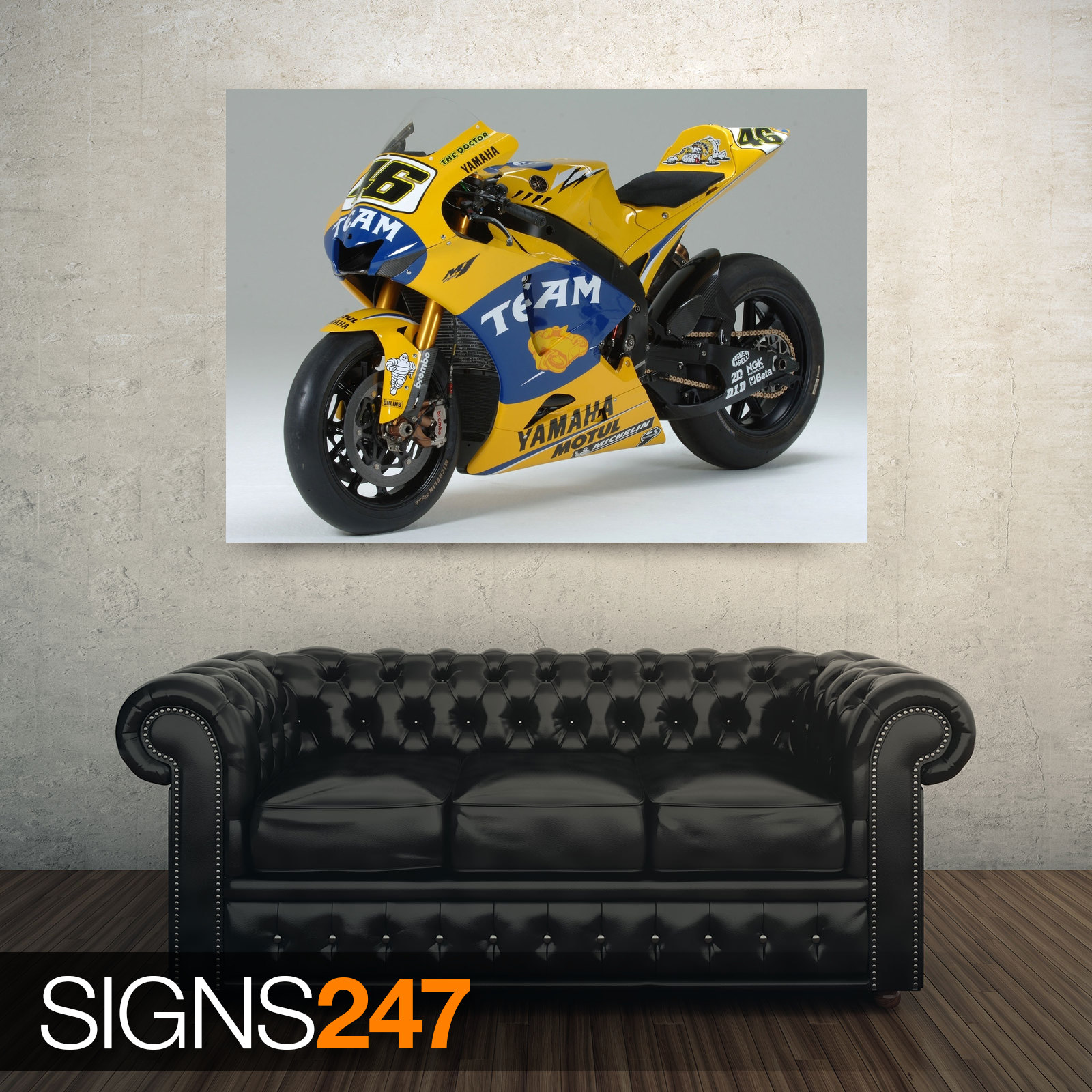 AC448 YAMAHA YZR M1 CONCEPT Photo Poster Print Art * All Sizes BIKE POSTER