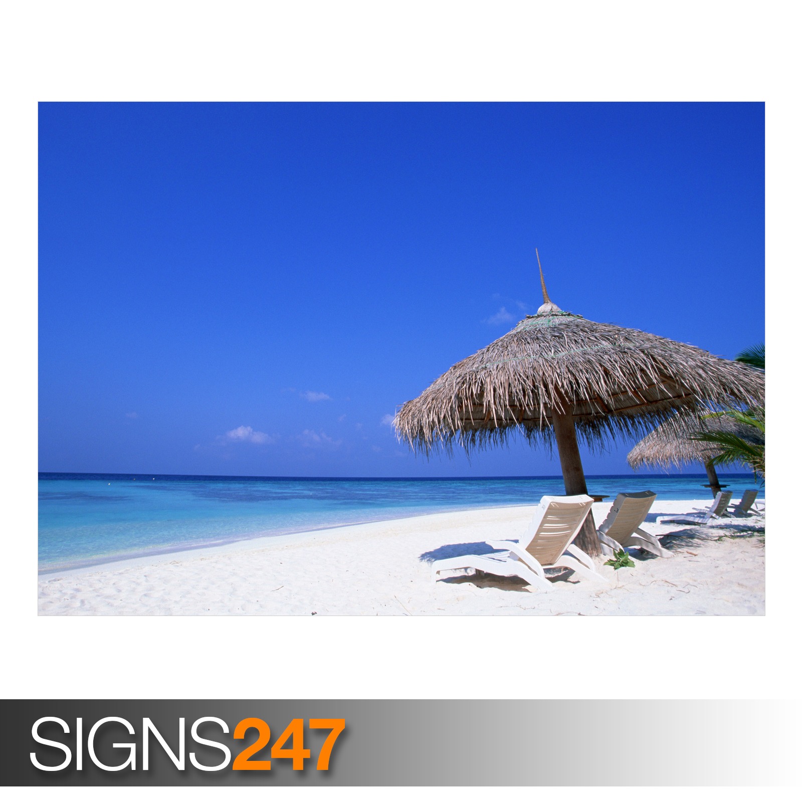 SEA SHORE BEACH (3313) Beach Poster Picture Poster Print Art A0 A1 A2