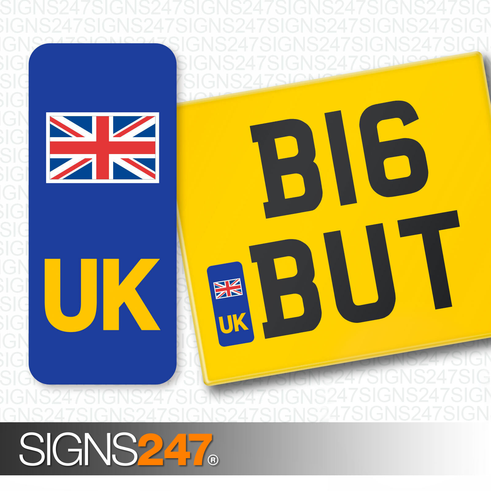 UK NUMBER PLATE STICKER FOR MOTORBIKES UNION JACK FLAG eBay
