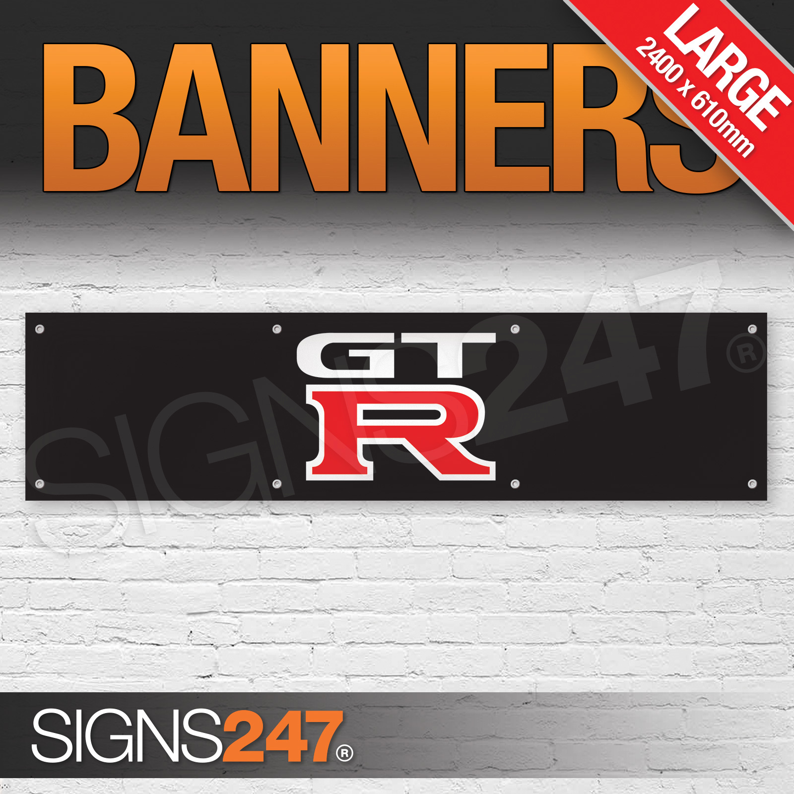 LARGE Nissan GTR garage PVC banner sign (ZB107) eBay